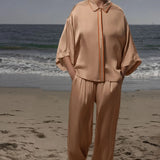 Evening Out PJ Top - Toast - Heidi Merrick