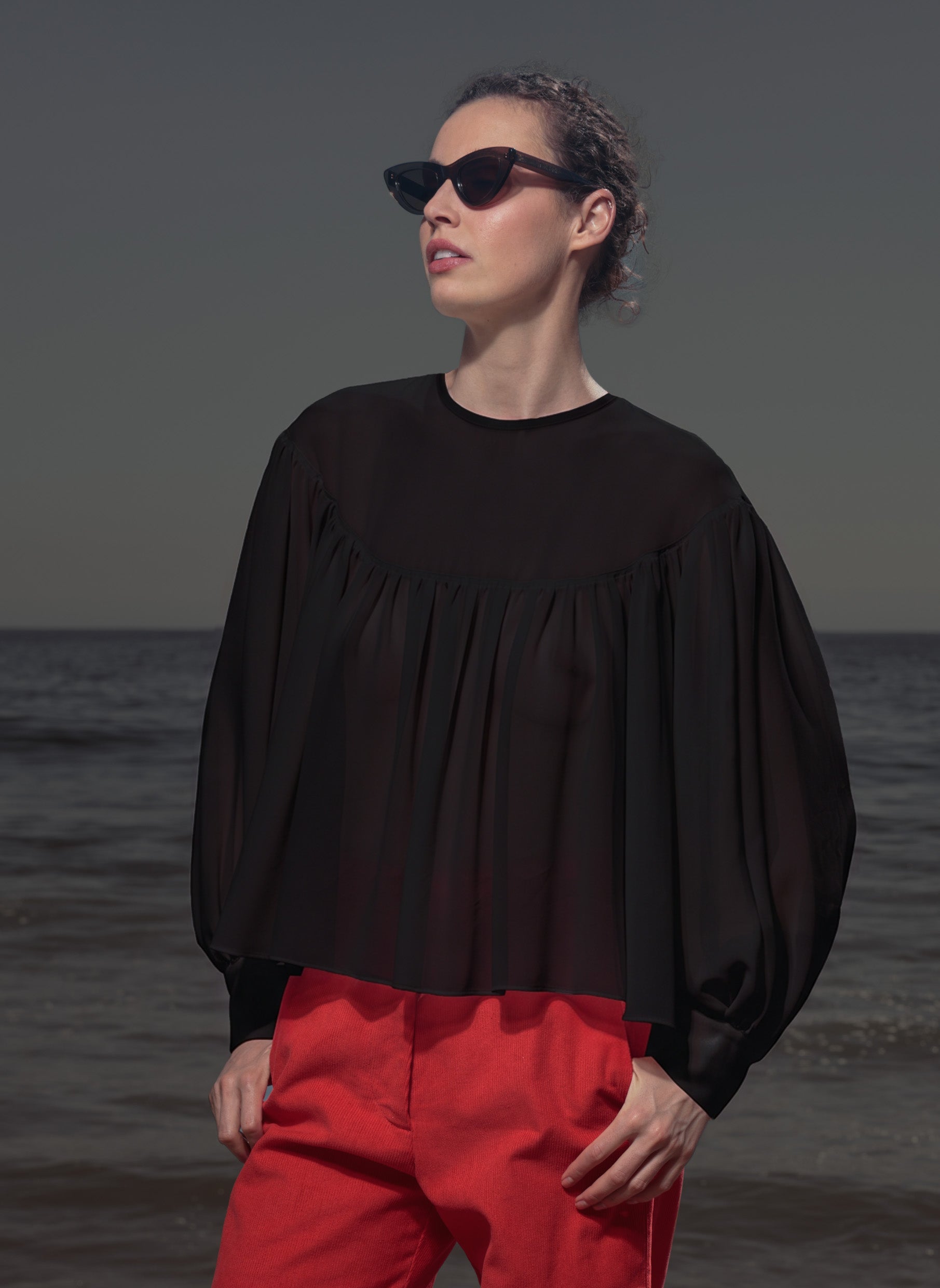 Nova Top - Noir - Heidi Merrick