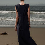 Prose Kaftan - Black Washed Silk