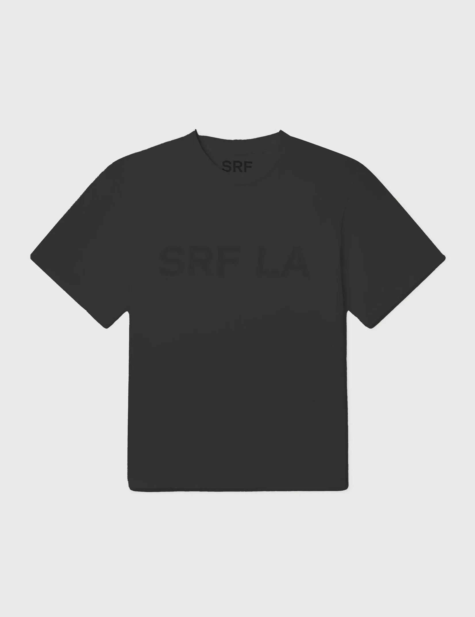 SRF LA Classic Tee - Black on Washed Black - Heidi Merrick