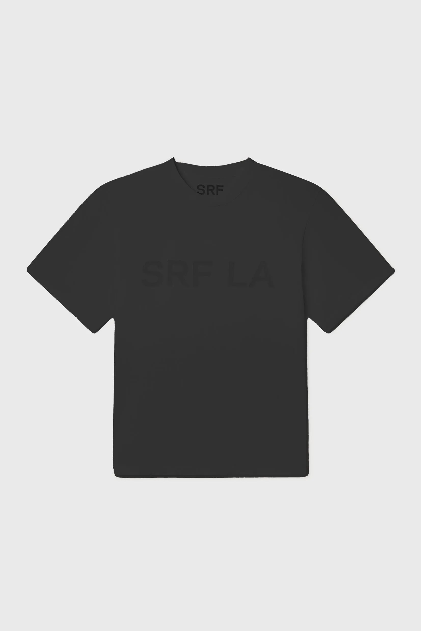 SRF LA Classic Tee - Black on Washed Black - Heidi Merrick