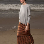 Geometry Skirt - Golden Moroccan Stripe - Heidi Merrick
