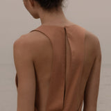 Windsor Gown - Blush Silk Noil - Heidi Merrick