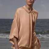 Evening Out PJ Top - Toast - Heidi Merrick