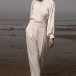 Letter Blouse - Cream - Heidi Merrick