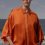 Evening Out PJ Top - Flame - Heidi Merrick