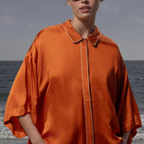 Evening Out PJ Top - Flame - Heidi Merrick