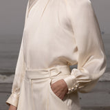 Letter Blouse - Cream - Heidi Merrick