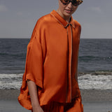 Evening Out PJ Top - Flame