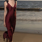 Marion Slip Dress - Burgundy - Heidi Merrick