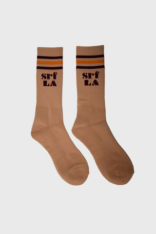 70's SRF Socks - Camel - Heidi Merrick