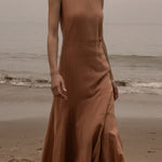 Windsor Gown - Blush Silk Noil - Heidi Merrick