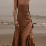 Windsor Gown - Blush Silk Noil - Heidi Merrick