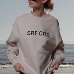 SRF CITO Unisex Crewneck - Black on Cream - Heidi Merrick