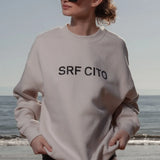 SRF CITO Unisex Crewneck - Black on Cream - Heidi Merrick