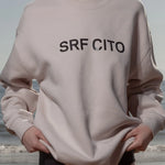 SRF CITO Unisex Crewneck - Black on Cream - Heidi Merrick