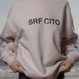 SRF CITO Unisex Crewneck - Black on Cream - Heidi Merrick