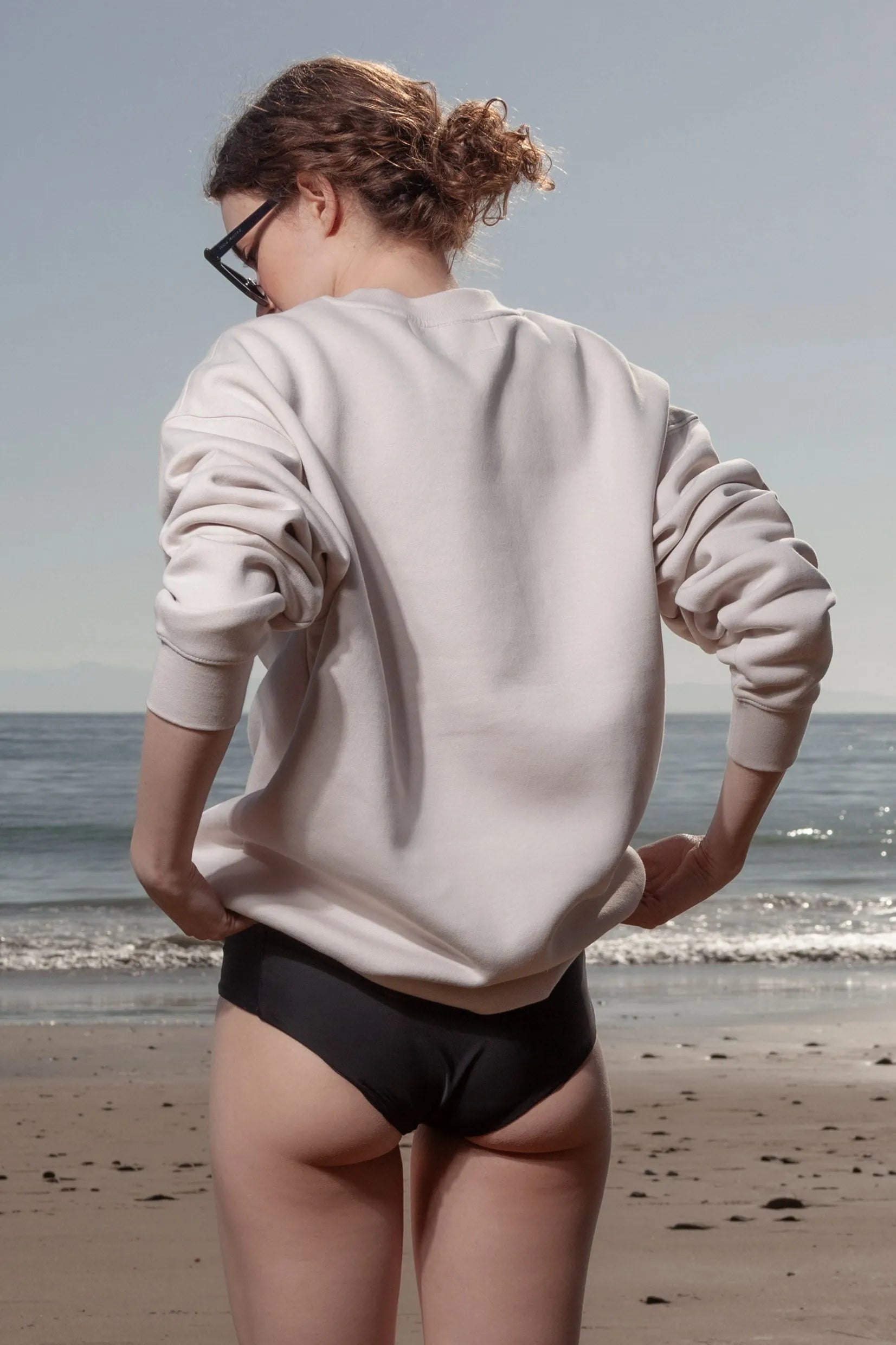 SRF CITO Unisex Crewneck - Black on Cream - Heidi Merrick