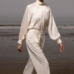 Letter Blouse - Cream - Heidi Merrick