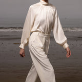 Letter Blouse - Cream - Heidi Merrick