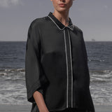 Evening Out PJ Top - Noir