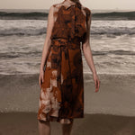 Henri Skirt - Chalked Palm - Heidi Merrick