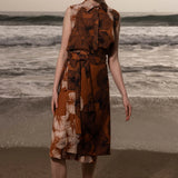 Henri Skirt - Chalked Palm - Heidi Merrick