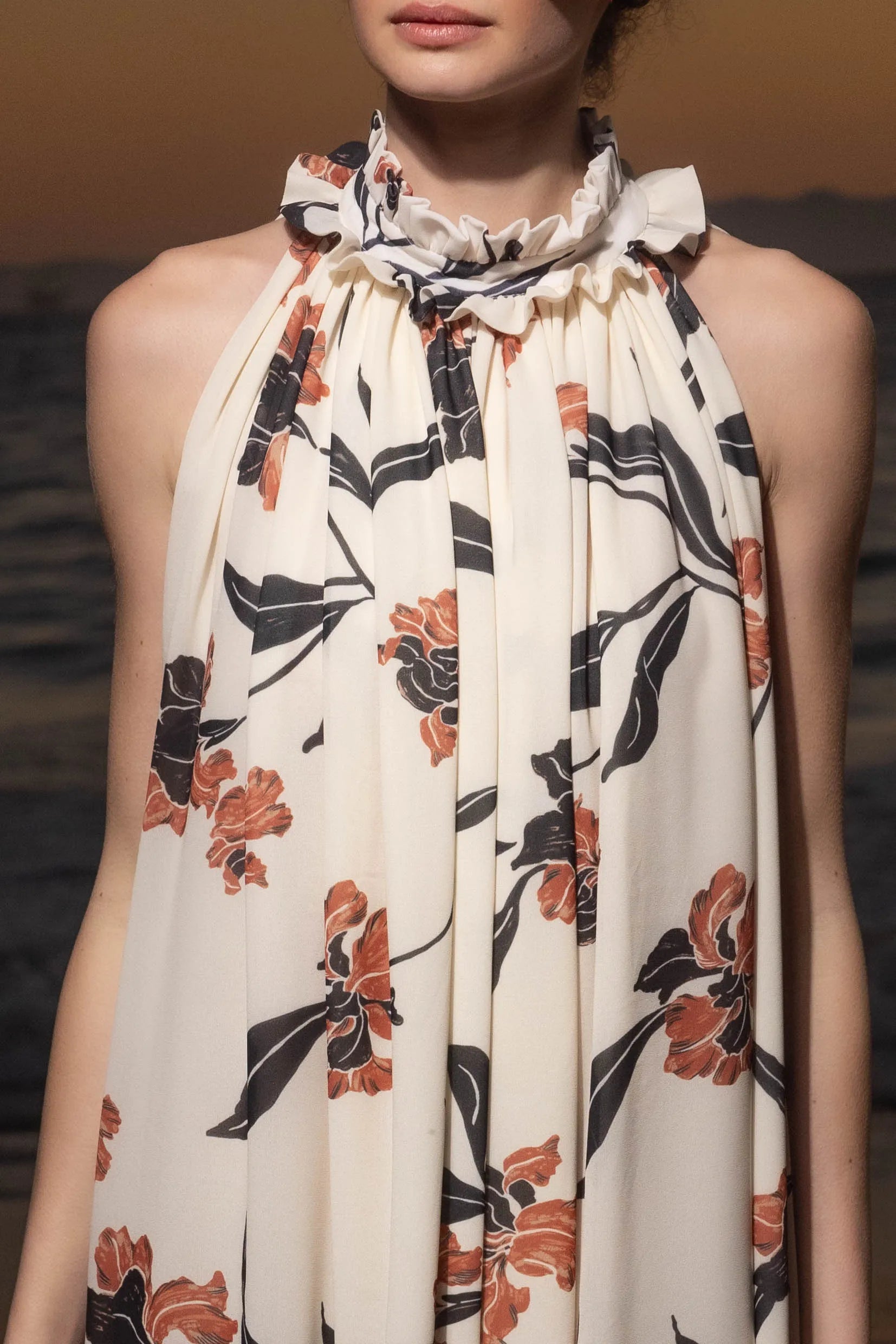 Artemis Dress - Iris Georgette - Heidi Merrick