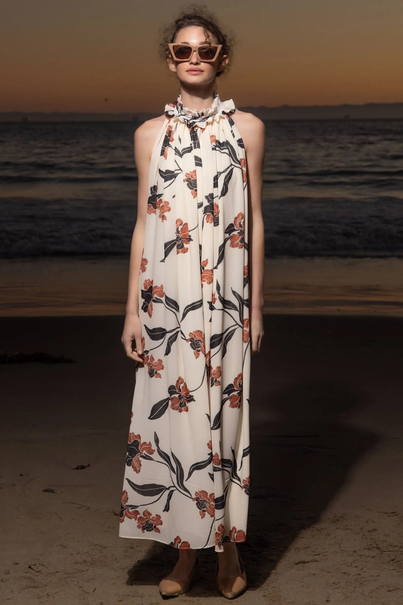 Artemis Dress - Iris Georgette - Heidi Merrick