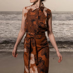 Henri Skirt - Chalked Palm - Heidi Merrick