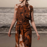 Henri Skirt - Chalked Palm - Heidi Merrick