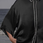 Evening Out PJ Top - Noir - Heidi Merrick