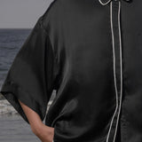 Evening Out PJ Top - Noir - Heidi Merrick