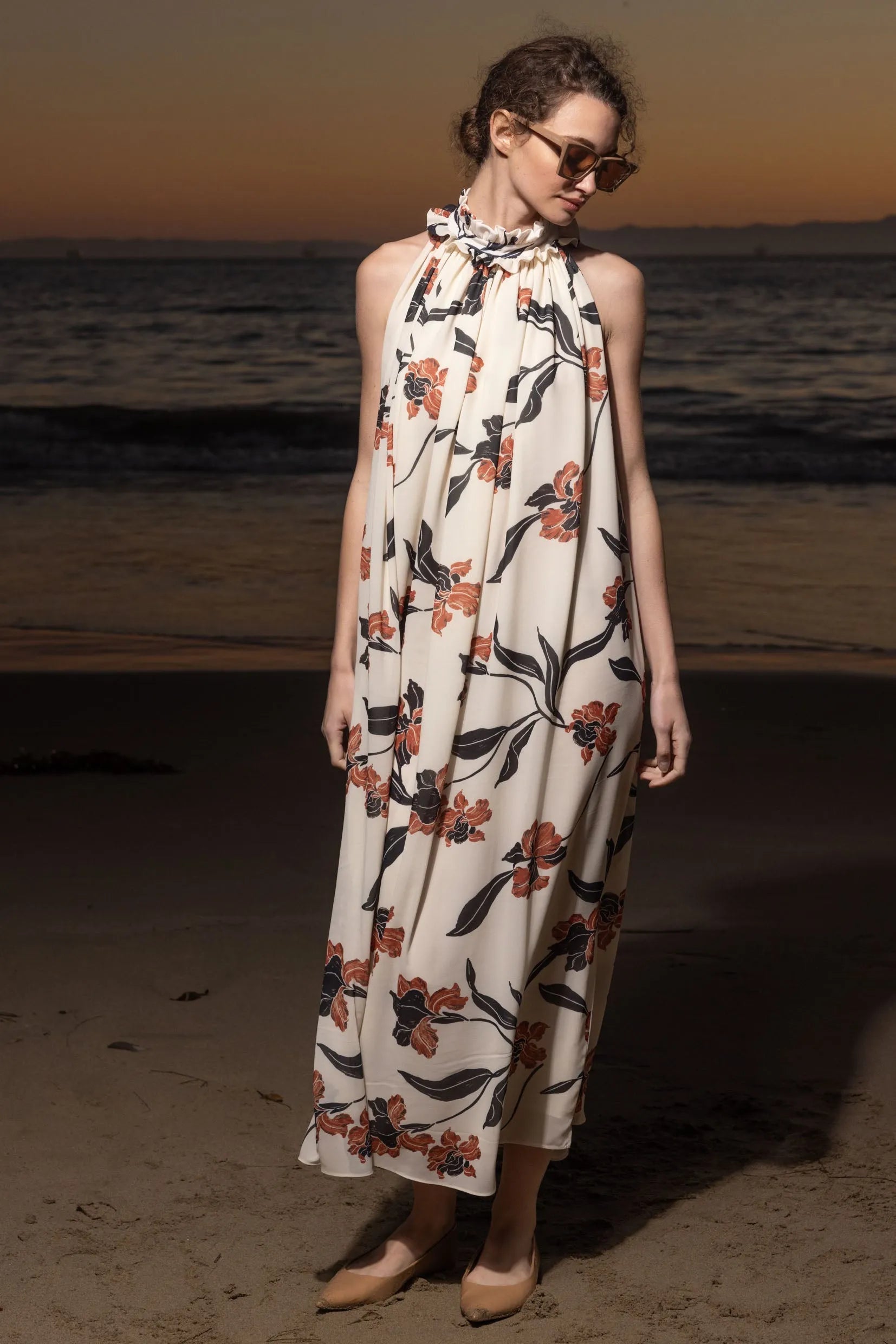 Artemis Dress - Iris Georgette - Heidi Merrick