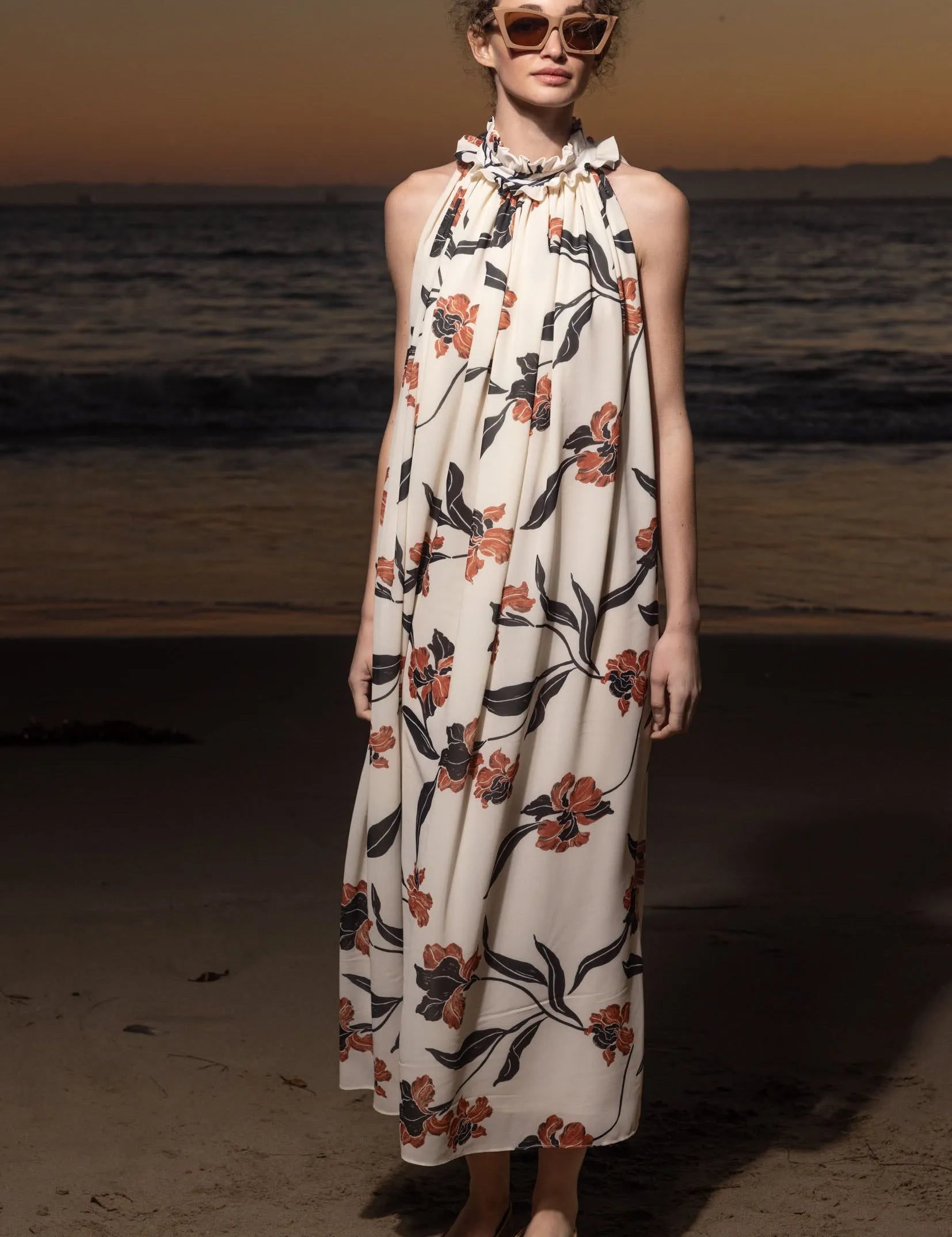 Artemis Dress - Iris Georgette - Heidi Merrick