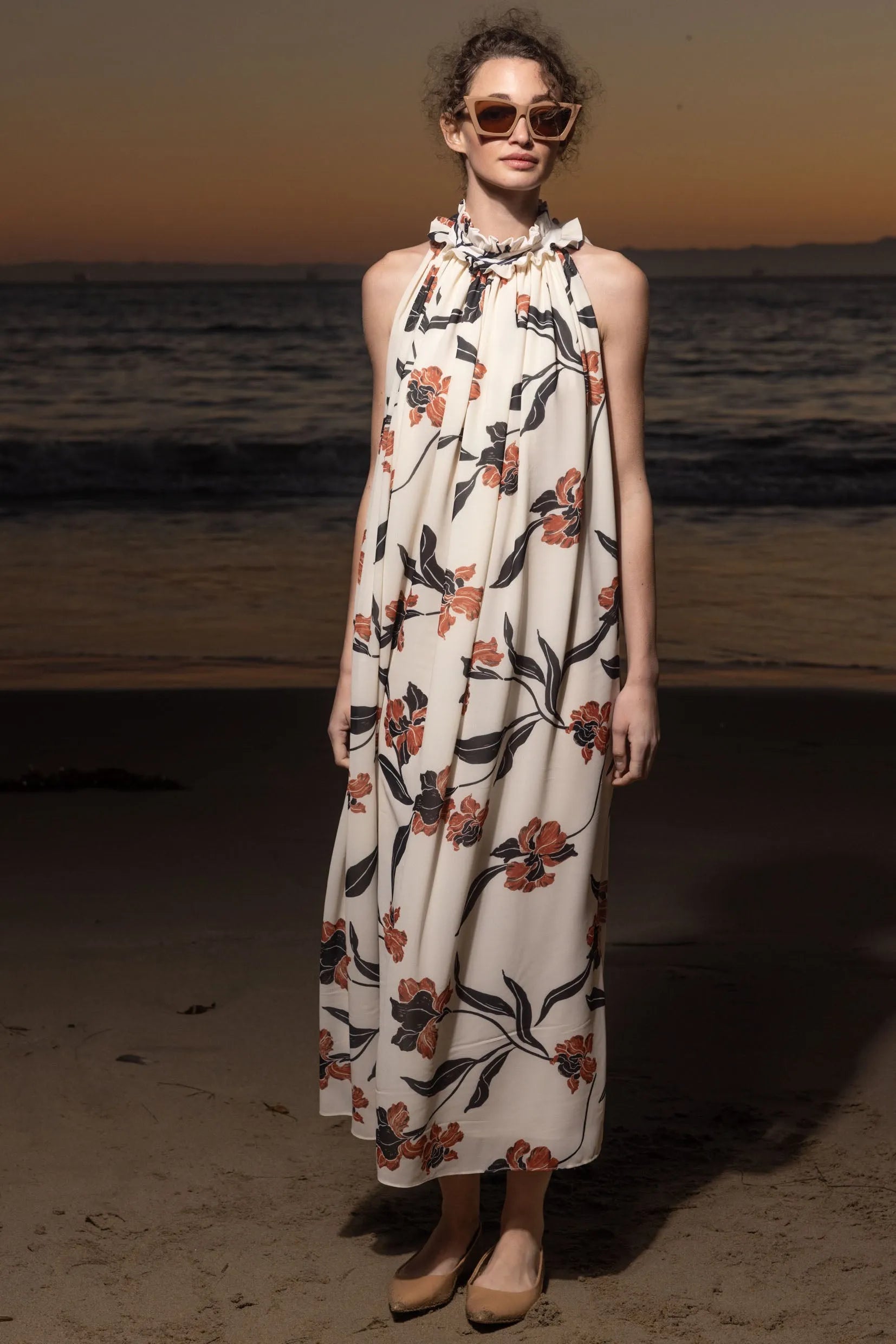Artemis Dress - Iris Georgette - Heidi Merrick