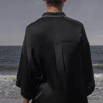 Evening Out PJ Top - Noir - Heidi Merrick