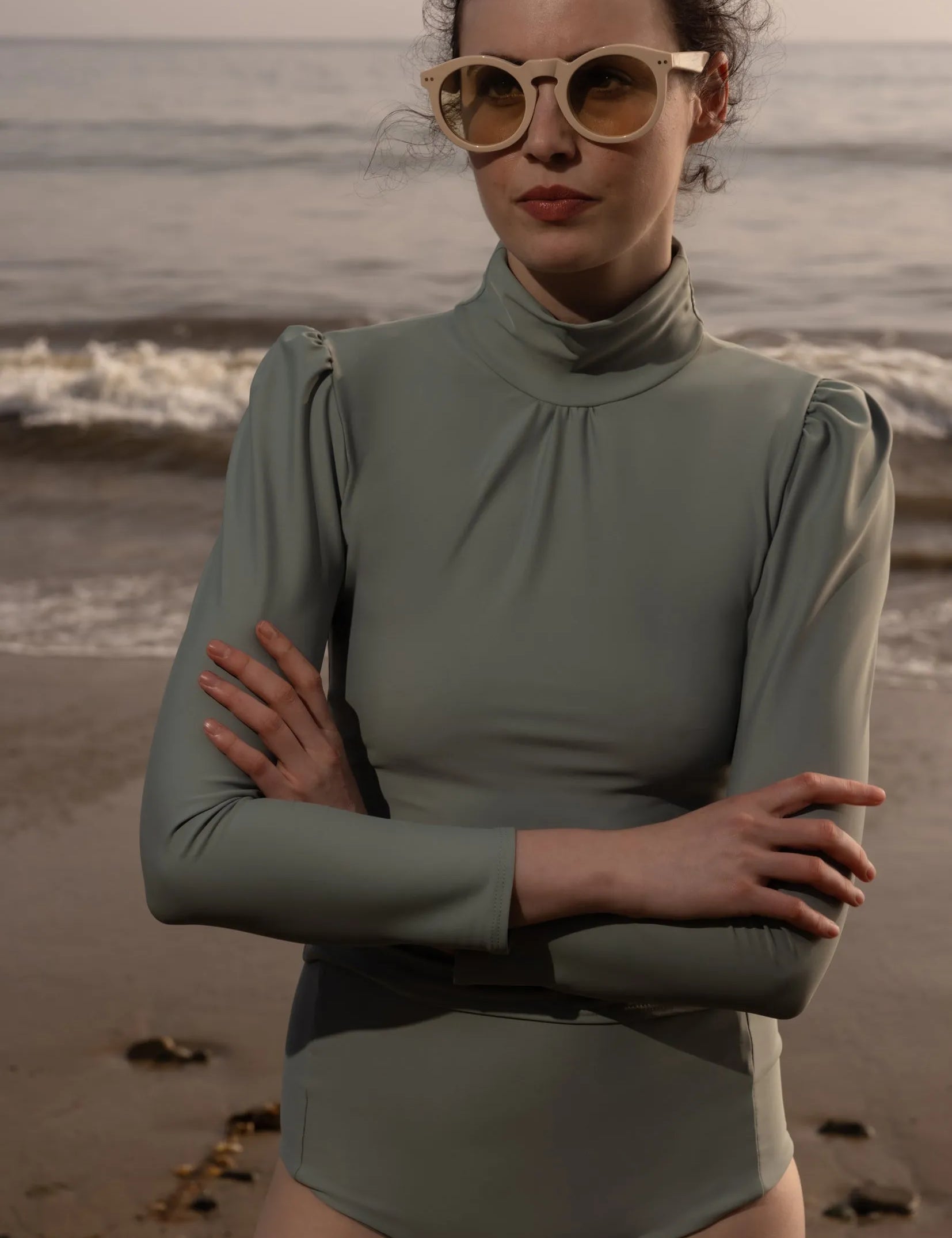 Izzy Rashguard - Agave - Heidi Merrick