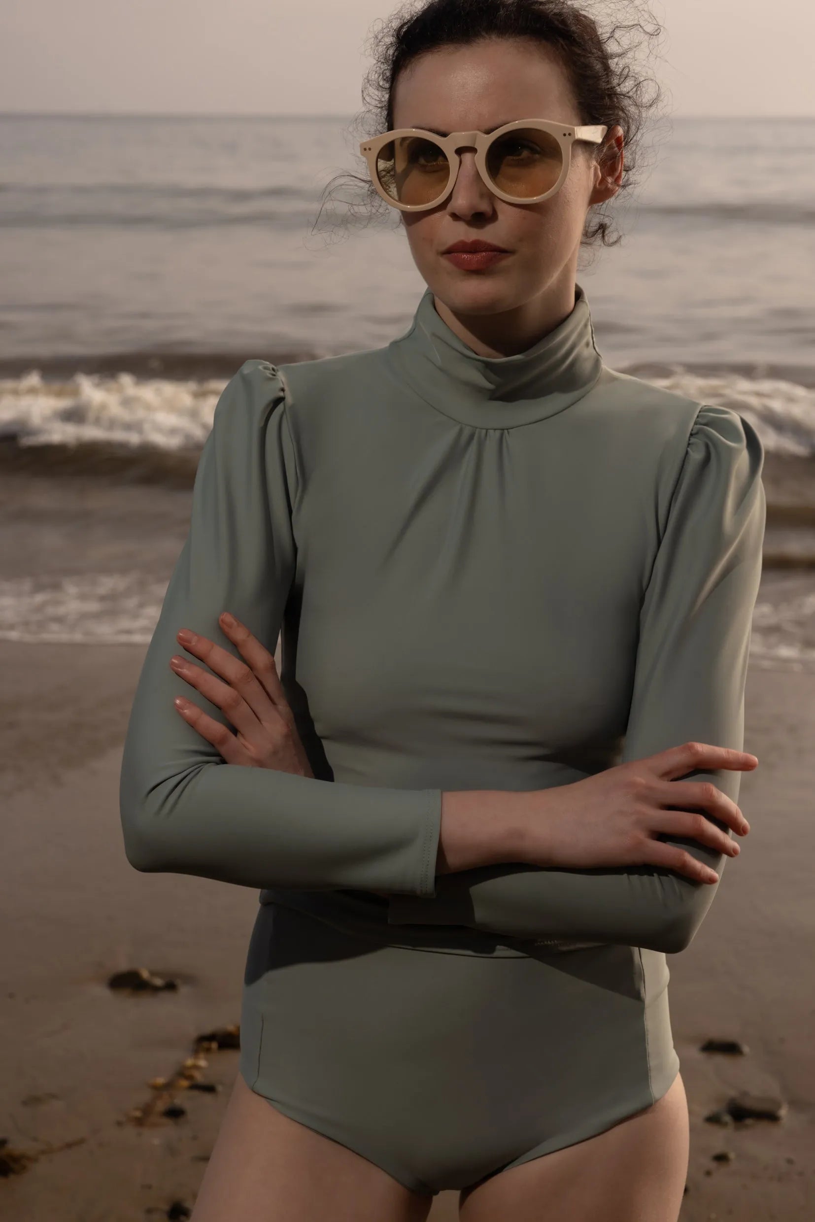 Izzy Rashguard - Agave - Heidi Merrick