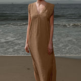 Prose Kaftan - Sable Lurex Gauze