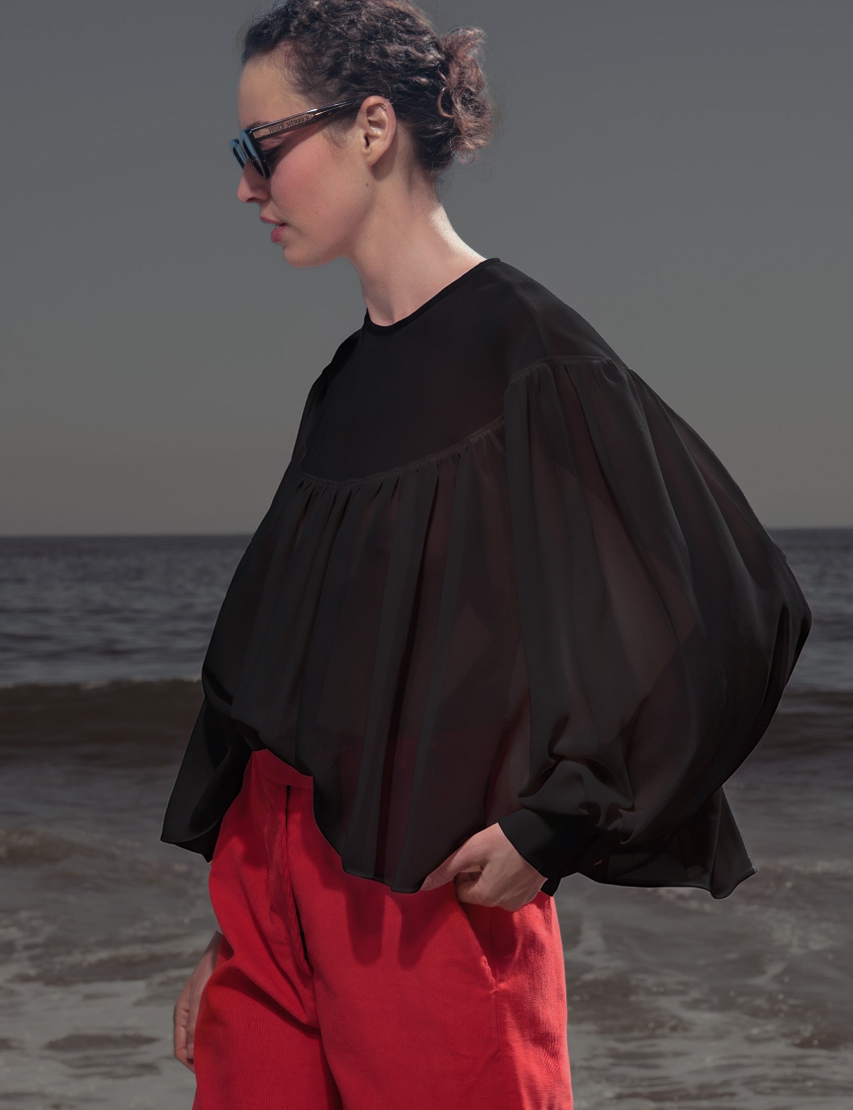 Nova Top - Noir - Heidi Merrick