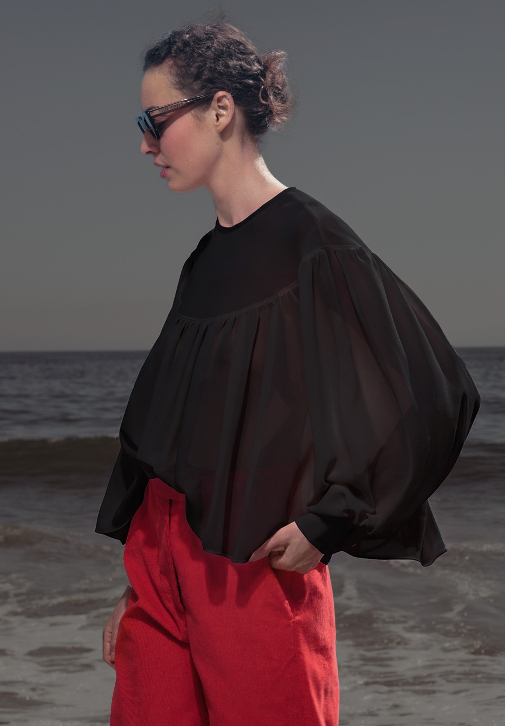 Nova Top - Noir - Heidi Merrick