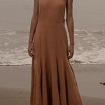 Windsor Gown - Blush Silk Noil - Heidi Merrick