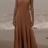 Windsor Gown - Blush Silk Noil - Heidi Merrick