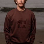 70's SRF LA Unisex Crewneck - Chocolate - Heidi Merrick