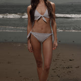 Terry Bottom - Cream Ticking Stripe - Heidi Merrick
