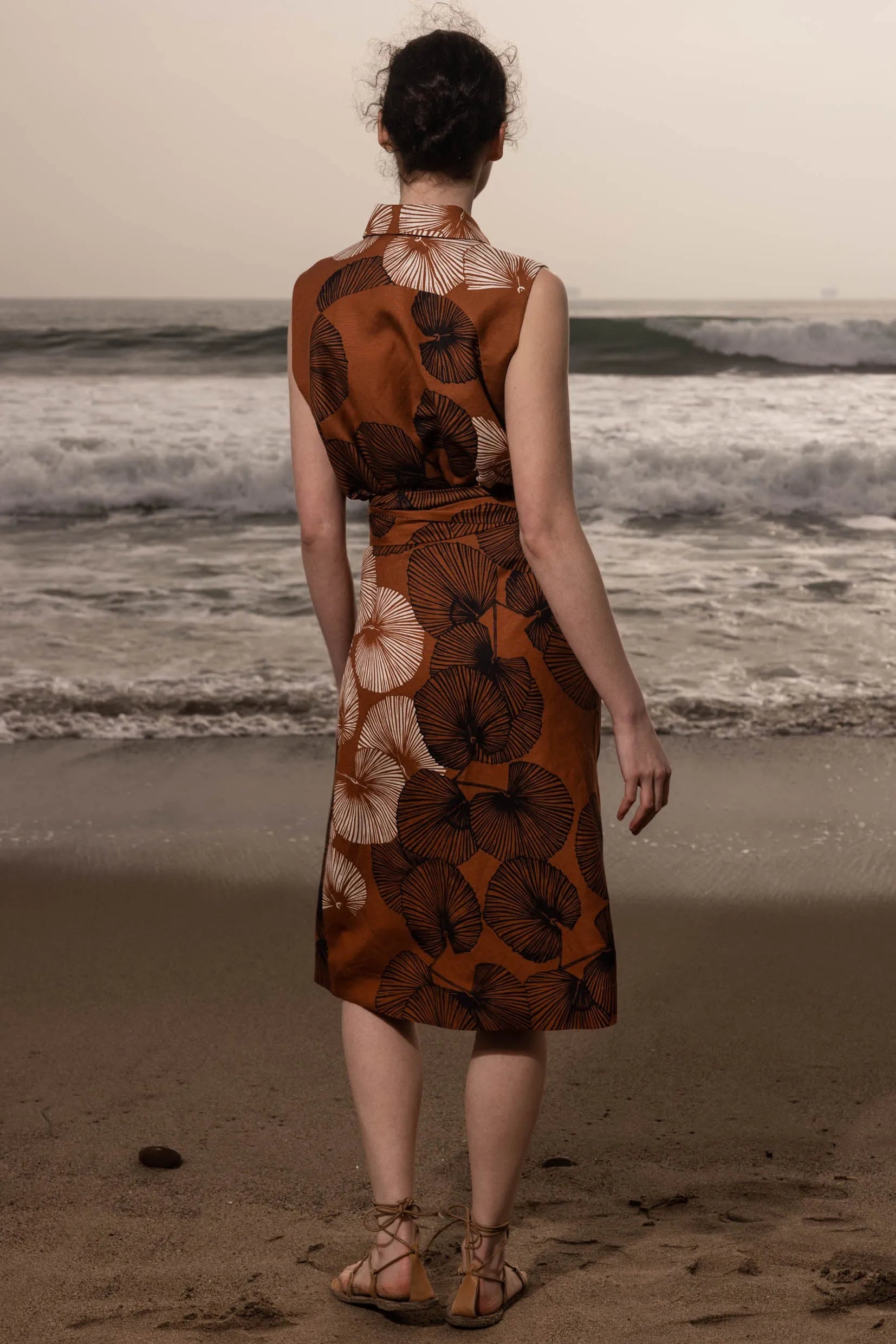 Henri Skirt - Chalked Palm - Heidi Merrick