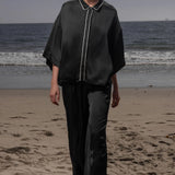 Evening Out PJ Pant - Noir - Heidi Merrick