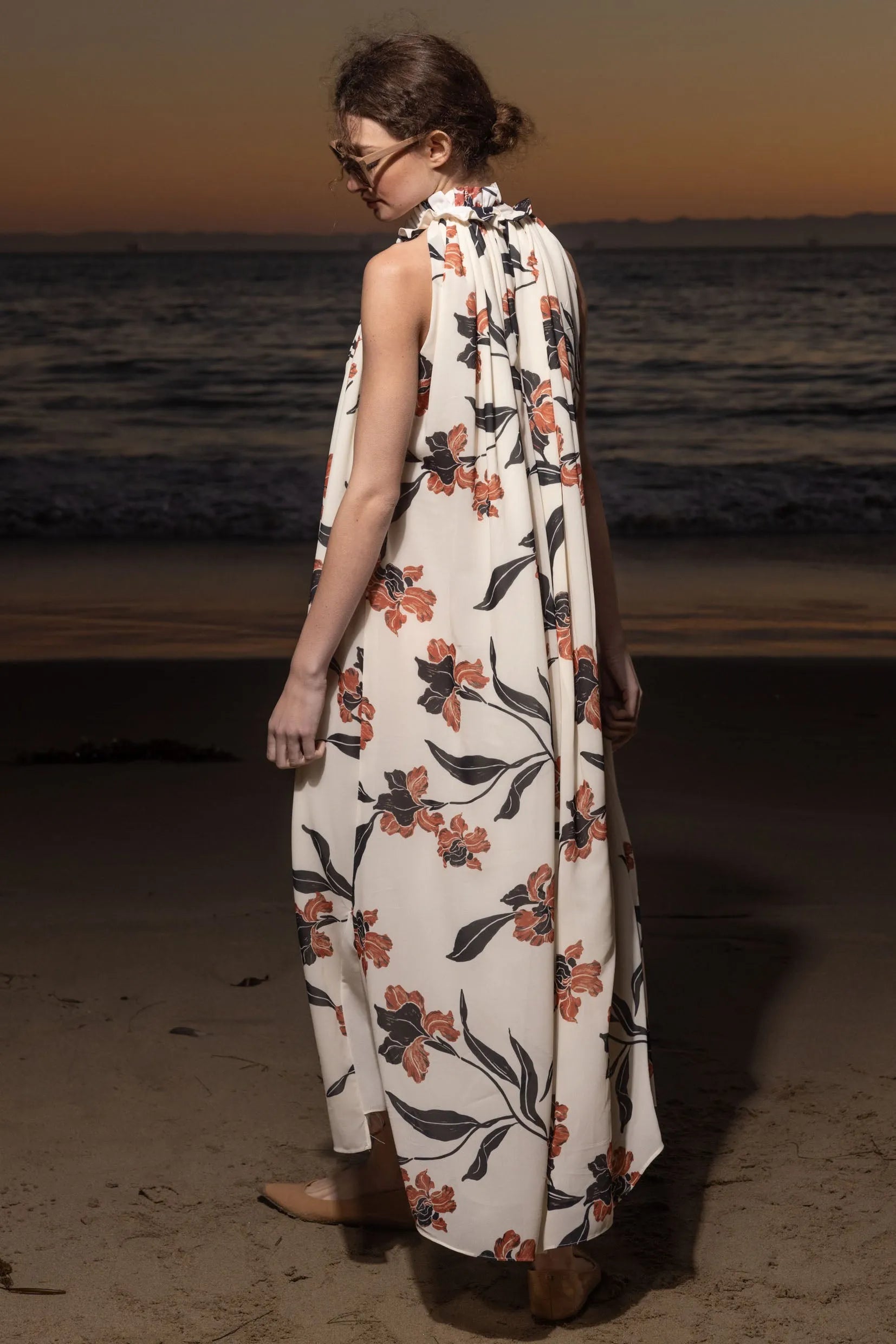Artemis Dress - Iris Georgette - Heidi Merrick