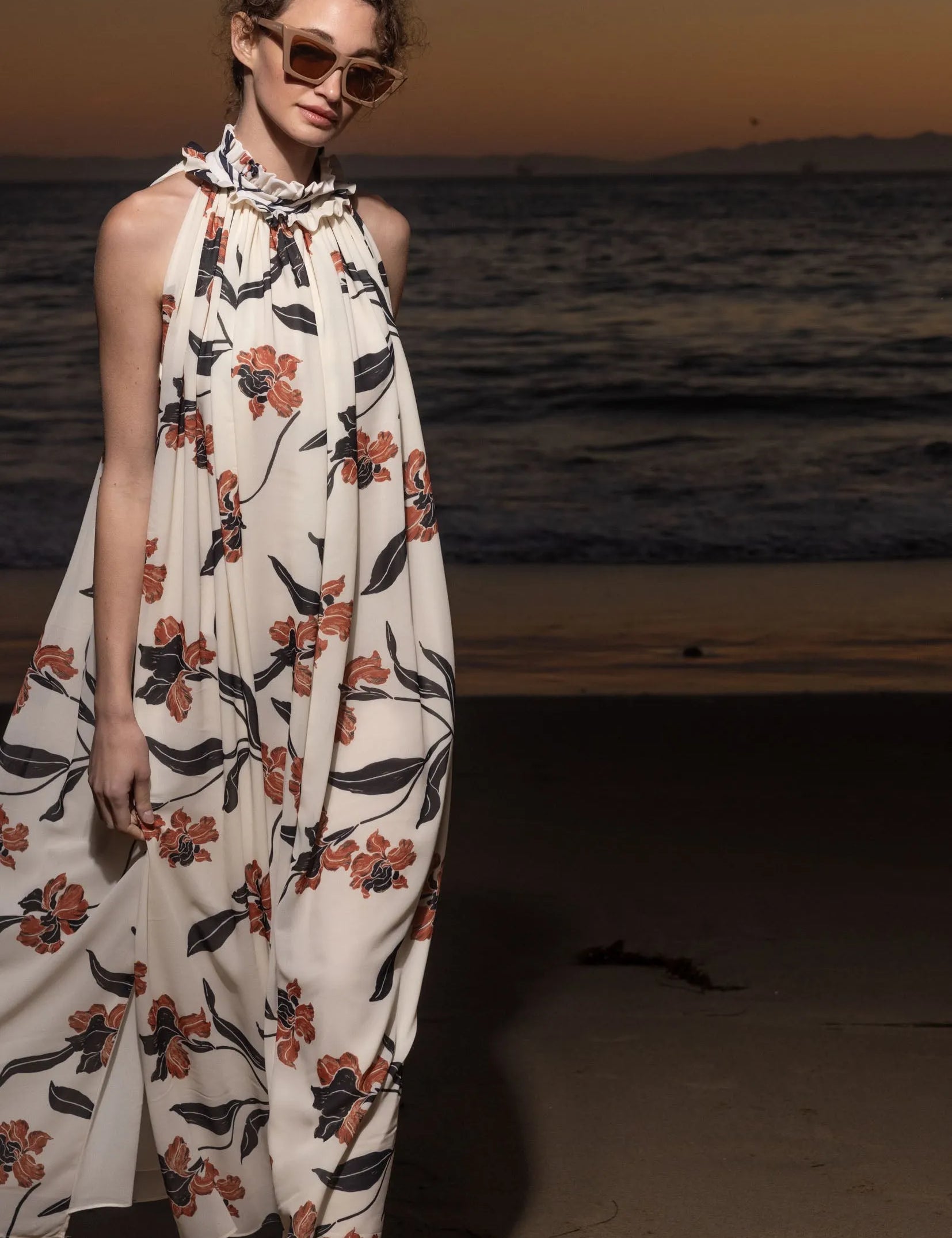 Artemis Dress - Iris Georgette - Heidi Merrick